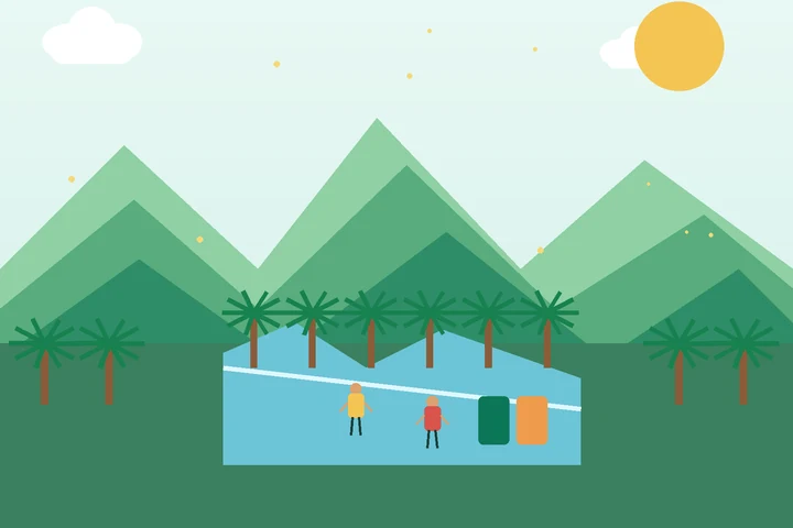 Ilustrasi Kesehatan & lingkungan Nagari Sungai Rumbai